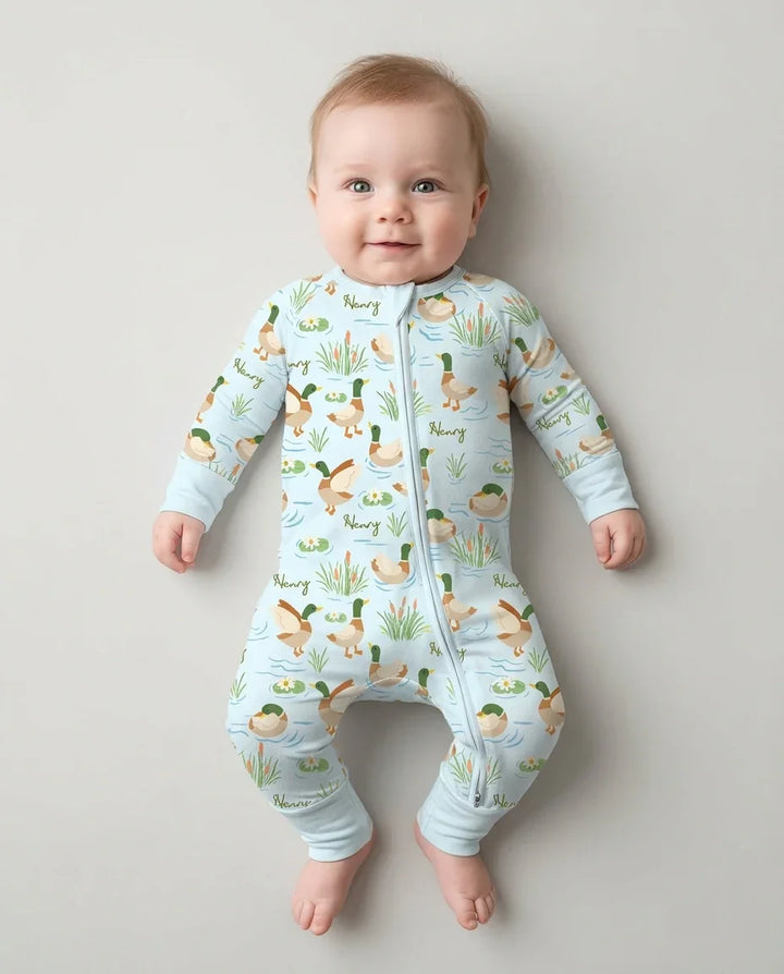 Gerippte Babykleidung mit individuellem Foto - Weich &amp; Skizzenhaft
