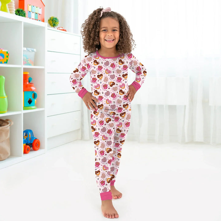 Te quiero un churro Bamboo Two Piece Long Sleeve Pajama Set