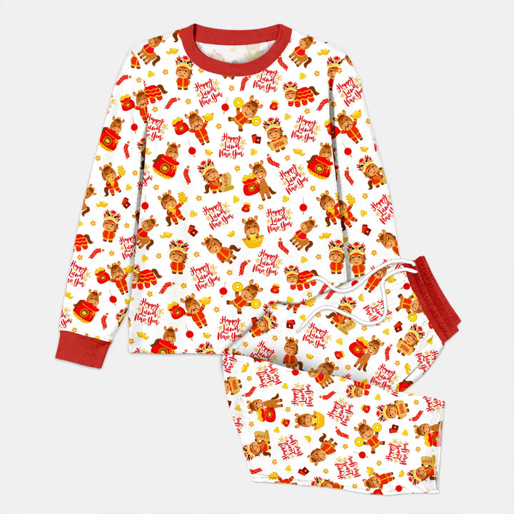 Year of the Horse Bamboo Men's Pajama Set