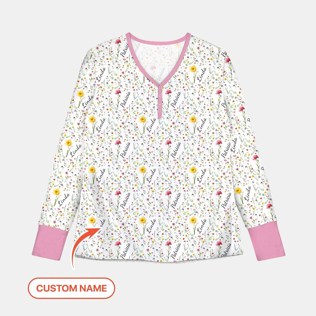 Vorlage für individuelles Damen-Pyjama-Set