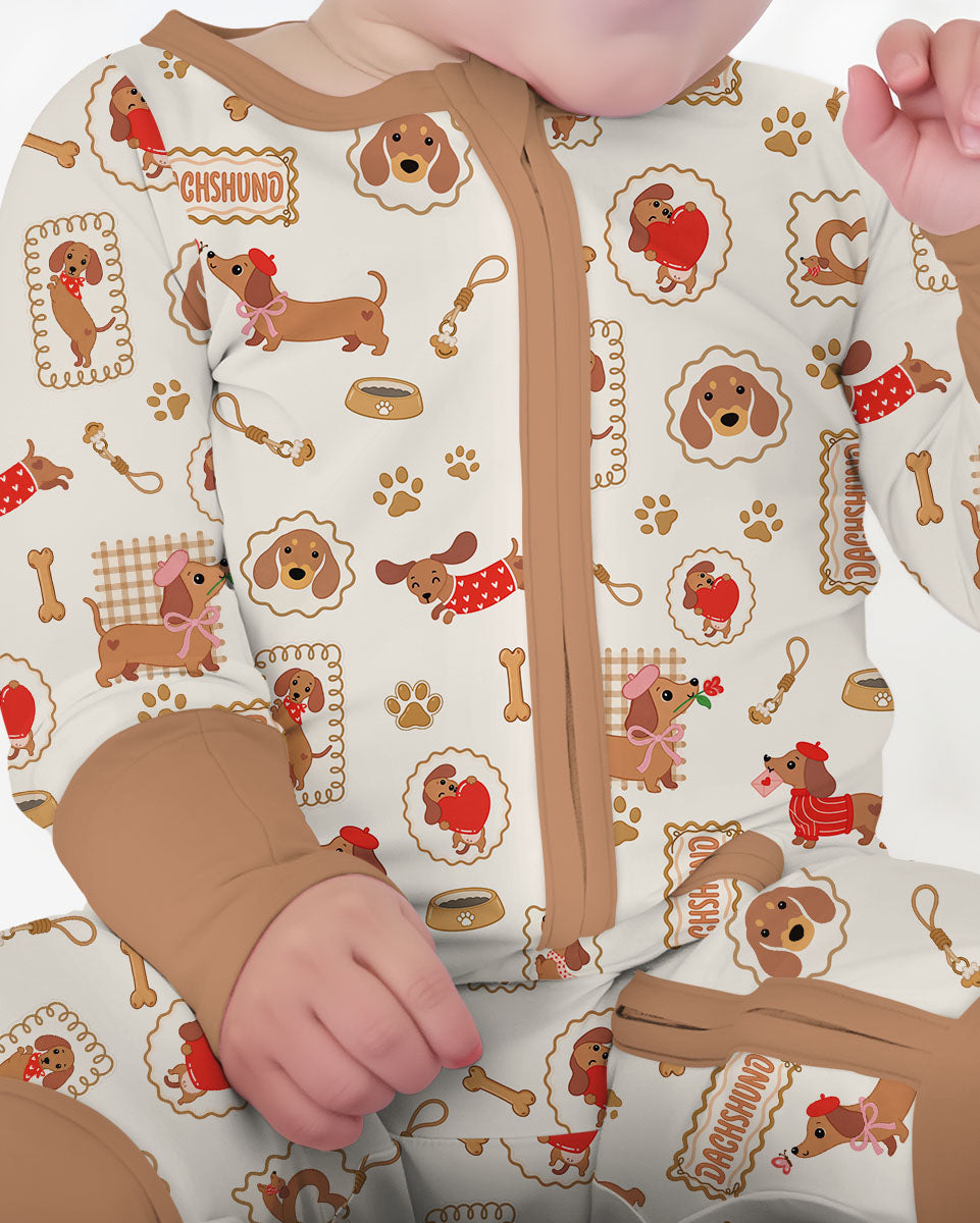 Dachshund Puppy Bamboo Convertible Zippy