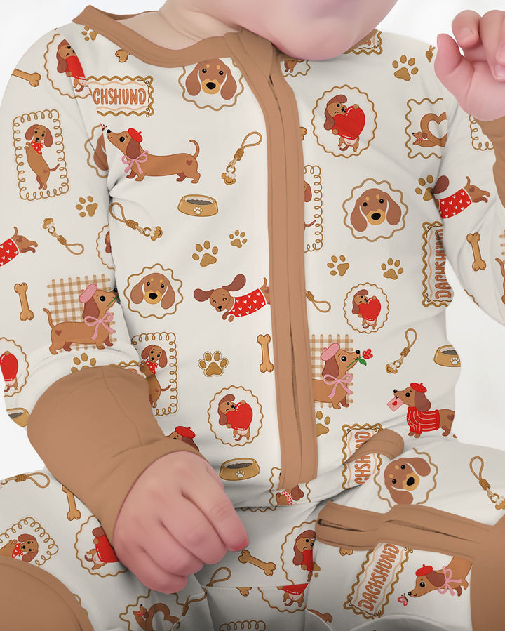 Dachshund Puppy Bamboo Convertible Zippy