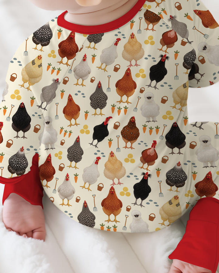 Little Chicken Farmer Bamboo Convertible Zippy