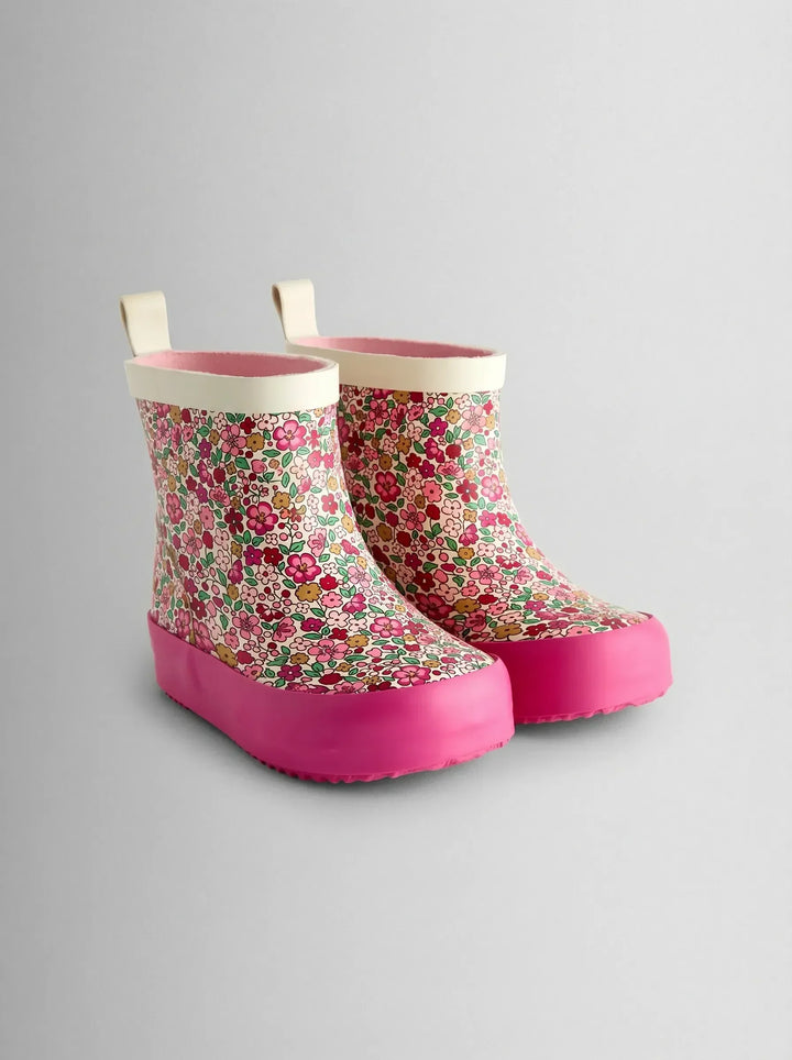 Light Purple Print Short Wellies