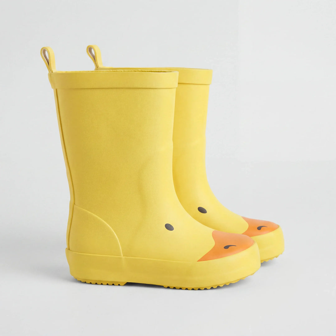 Gummistiefel mit gelber Entenfigur