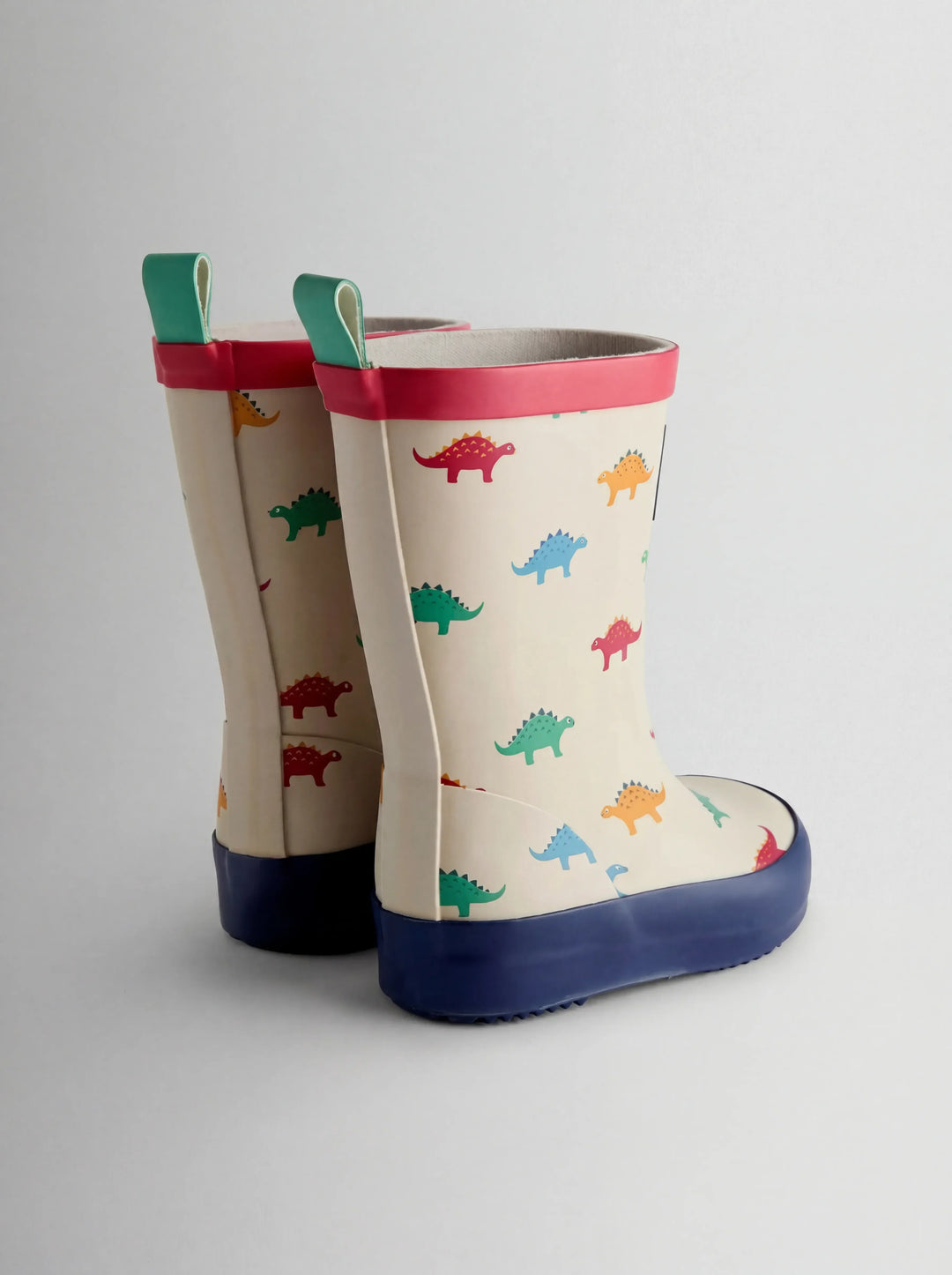 Stone Dino Print Wellies