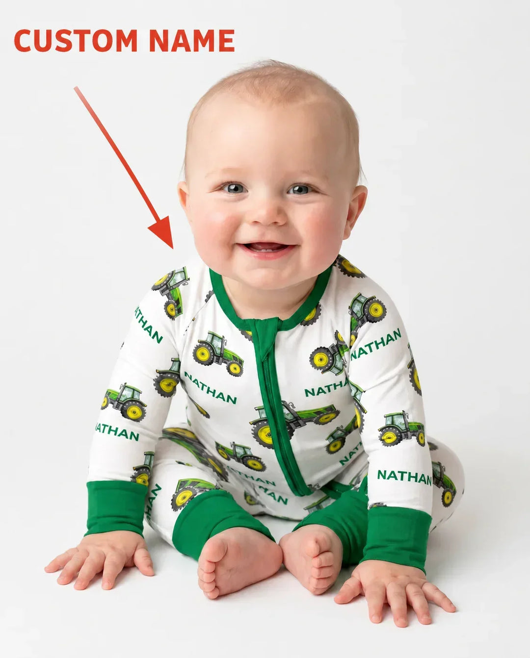 Gerippte Babykleidung mit individuellem Foto - Weich &amp; Skizzenhaft