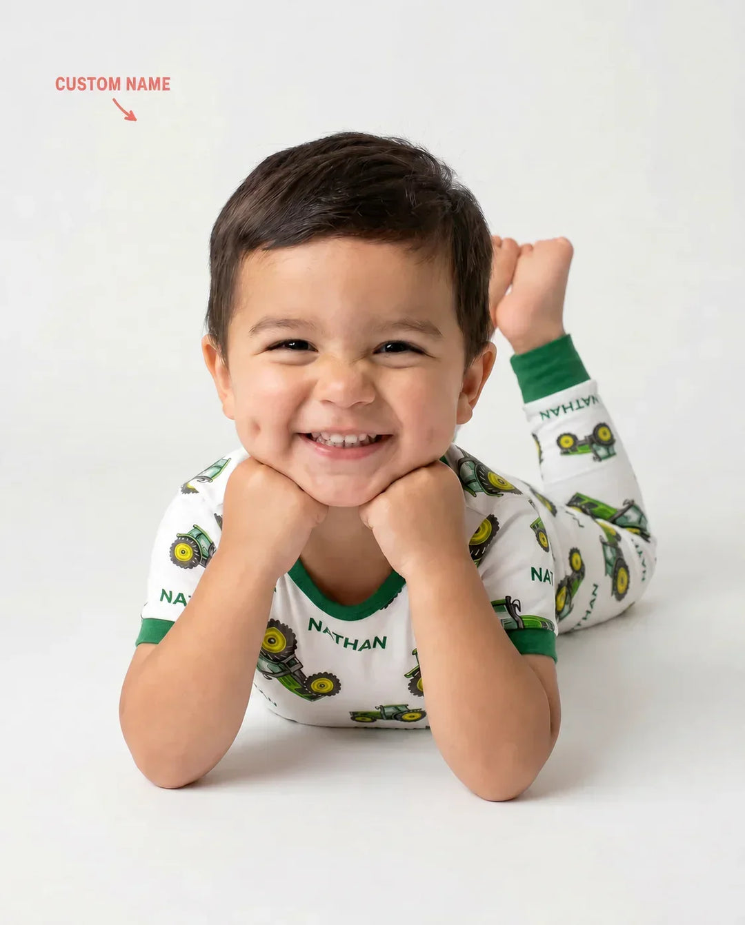 Zweiteiliges, kurzärmliges Pyjama-Set mit Marienkäfern