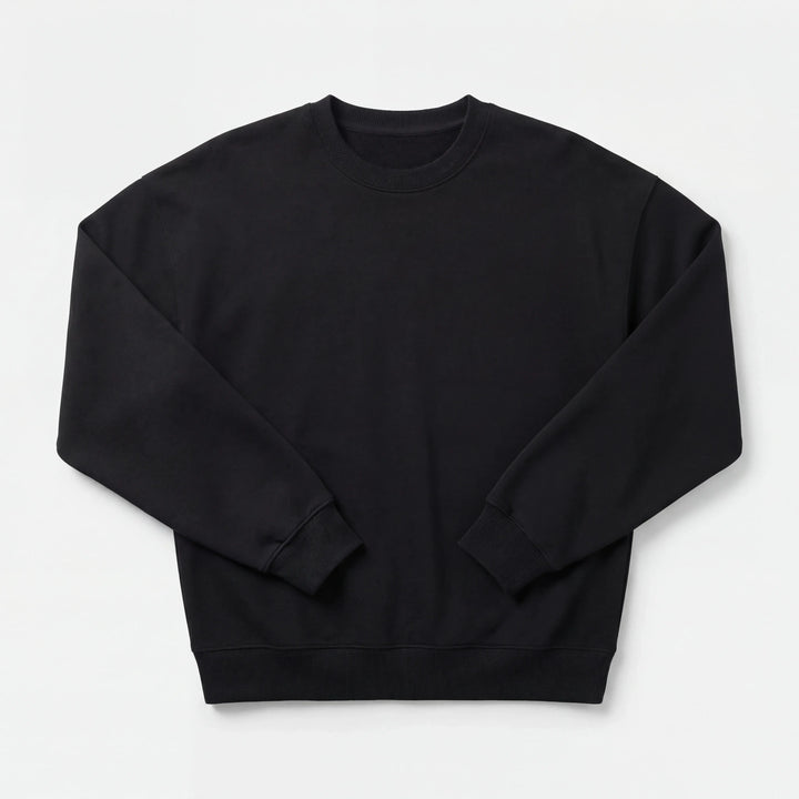 Black Bamboo Women Crewneck Sweatshirt
