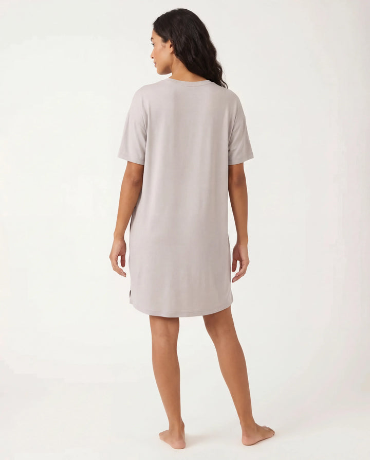 Dove Gray Bamboo Women Lounge Dress