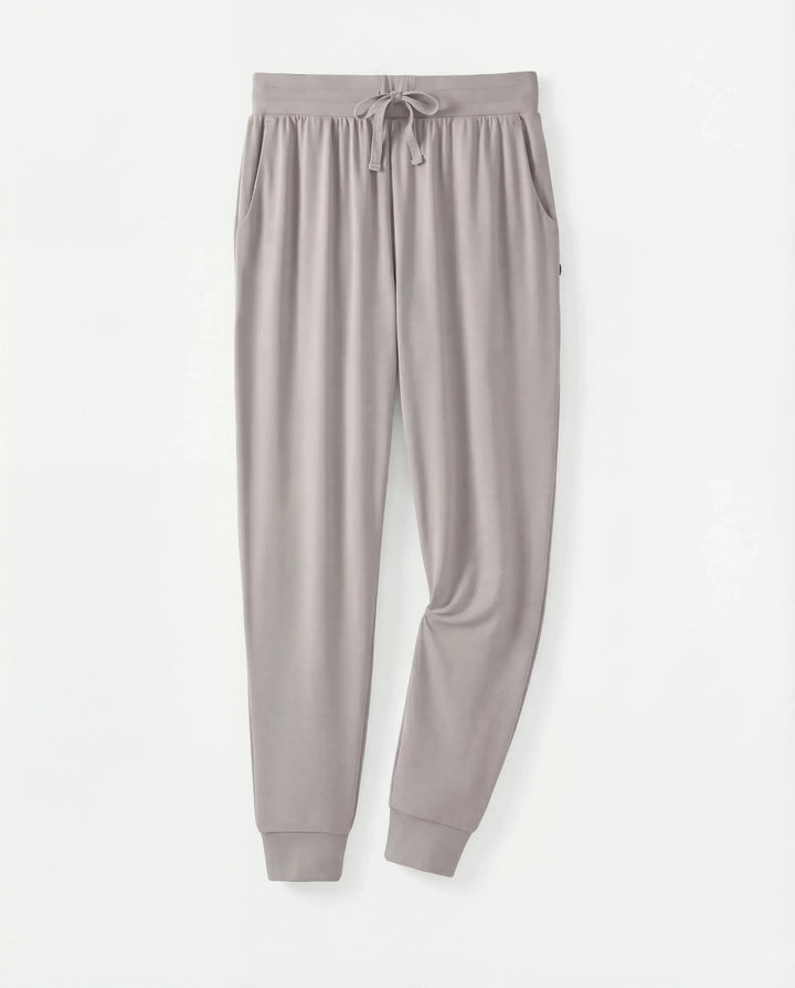 Taubengraue Bambus-Damen-Jogginghose