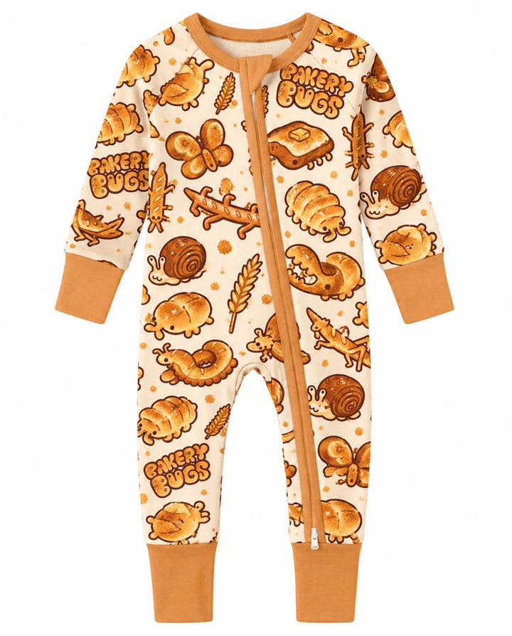 Adorable Bakery Bugs Collection Bamboo Convertible Zippy