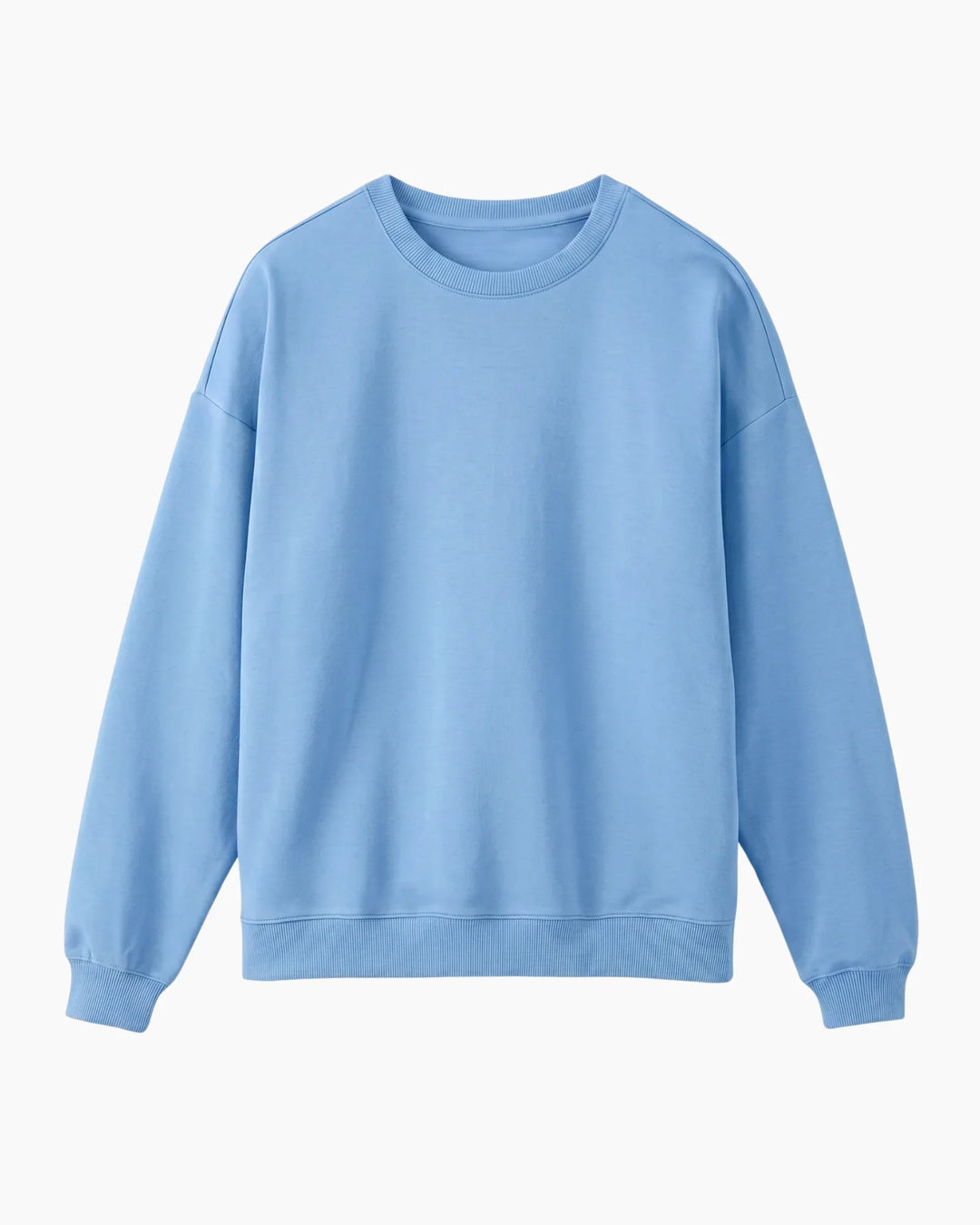 Solid Color Bamboo Adult Crewneck Sweatshirt