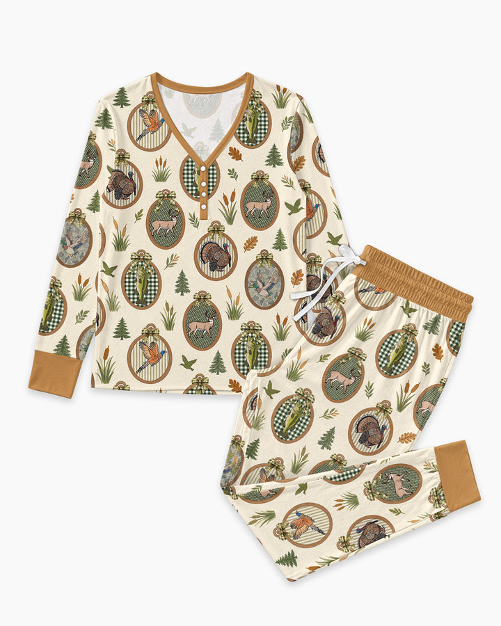 Hunting Season Bamboo Women Pajama Set