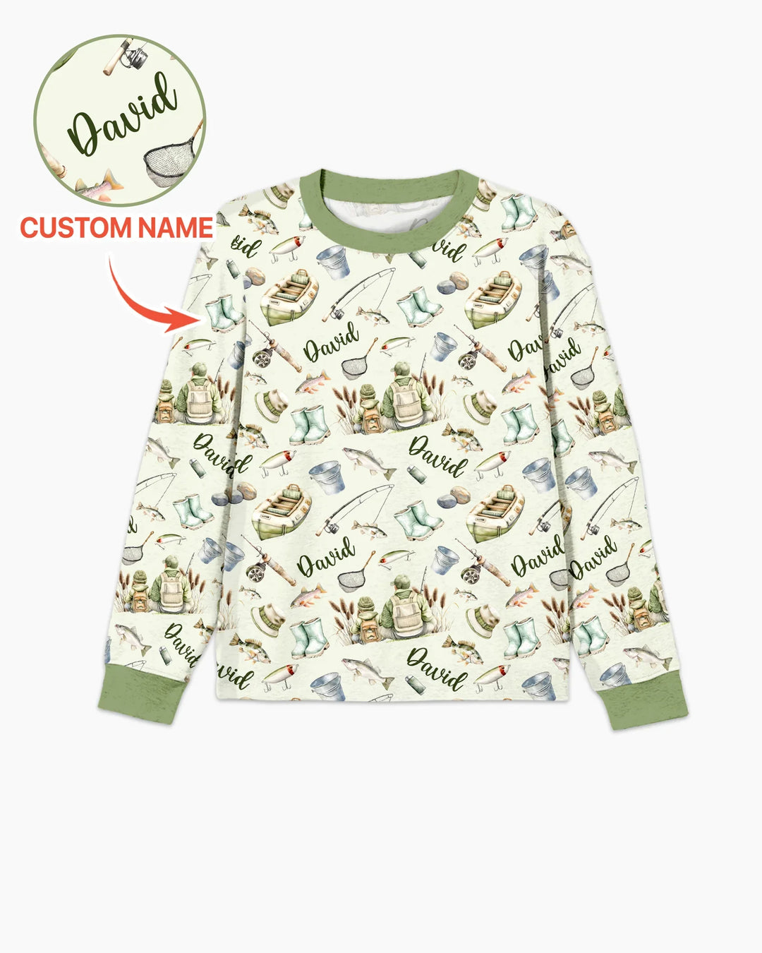 Vorlage Benutzerdefiniertes Herren-Pyjama-Set
