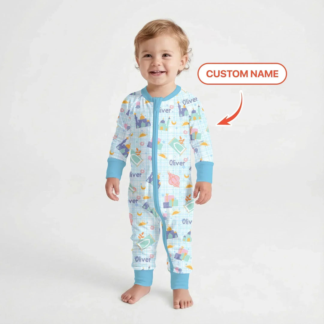 Gerippte Babykleidung mit individuellem Foto - Weich &amp; Skizzenhaft