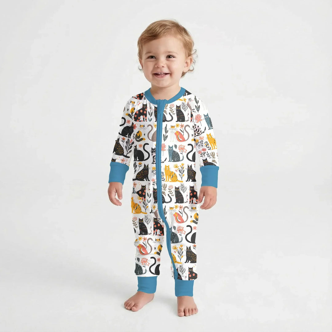 Botanical Cats Bamboo Convertible Zippy