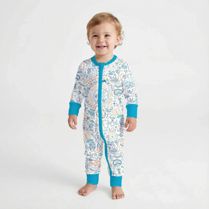 Doodle Passover Matching Family Bamboo Convertible Zippy
