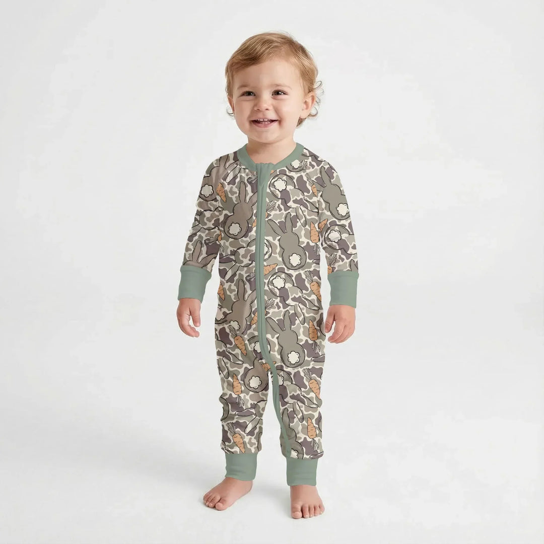 Camo Easter Bunny Bamboo Convertible Zippy