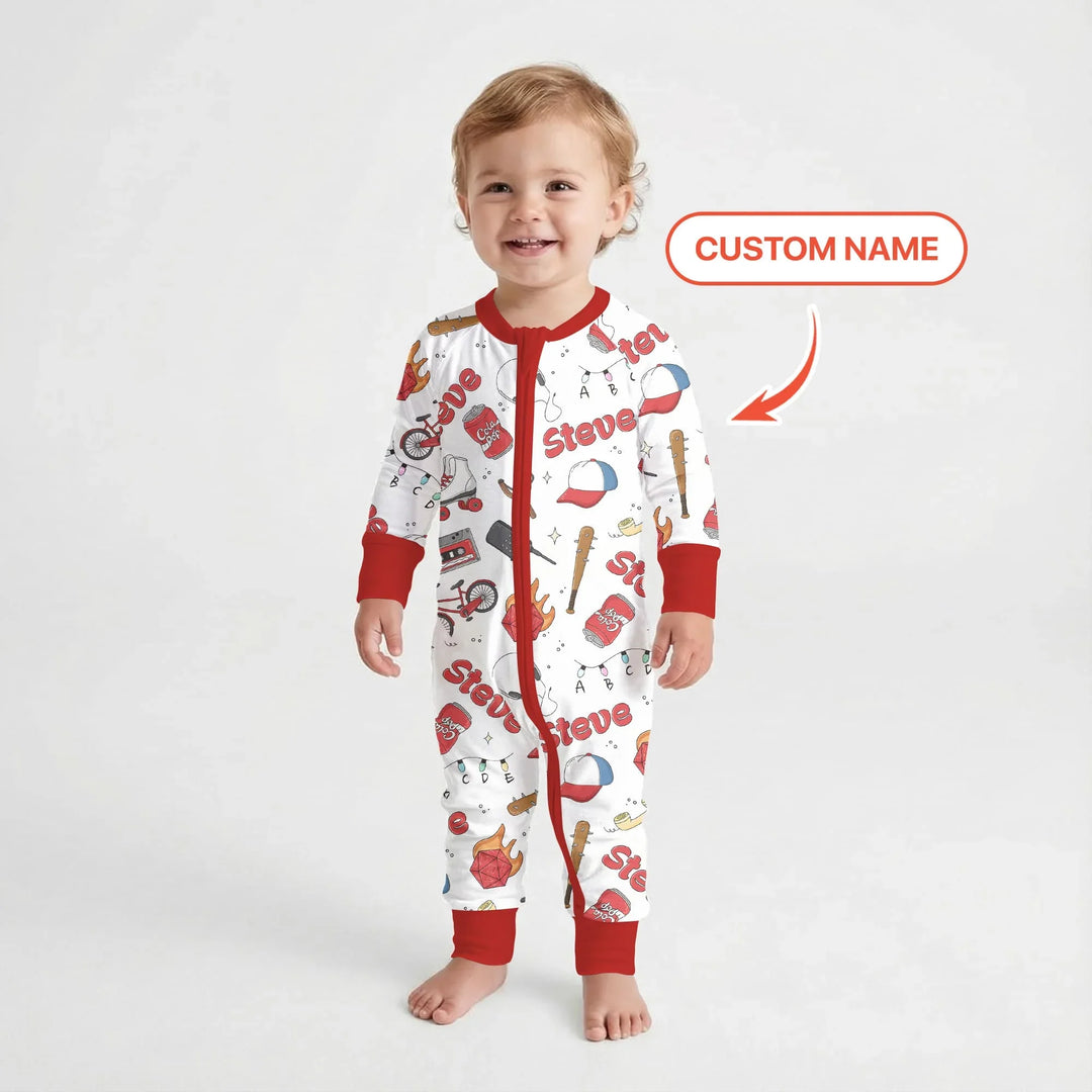 Gerippte Babykleidung mit individuellem Foto - Weich &amp; Skizzenhaft
