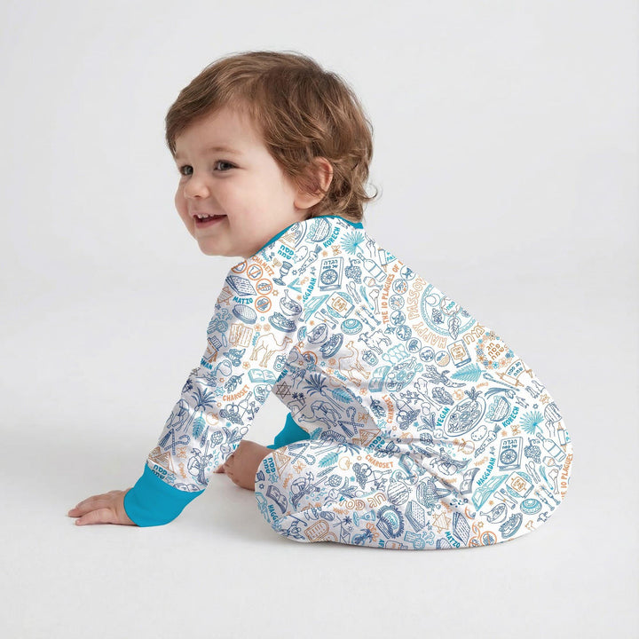 Doodle Passover Matching Family Bamboo Convertible Zippy