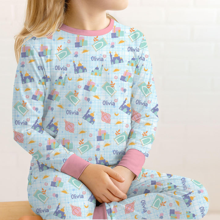 Ramadan and Eid Bamboo Two Piece Long Sleeve Pajama Set