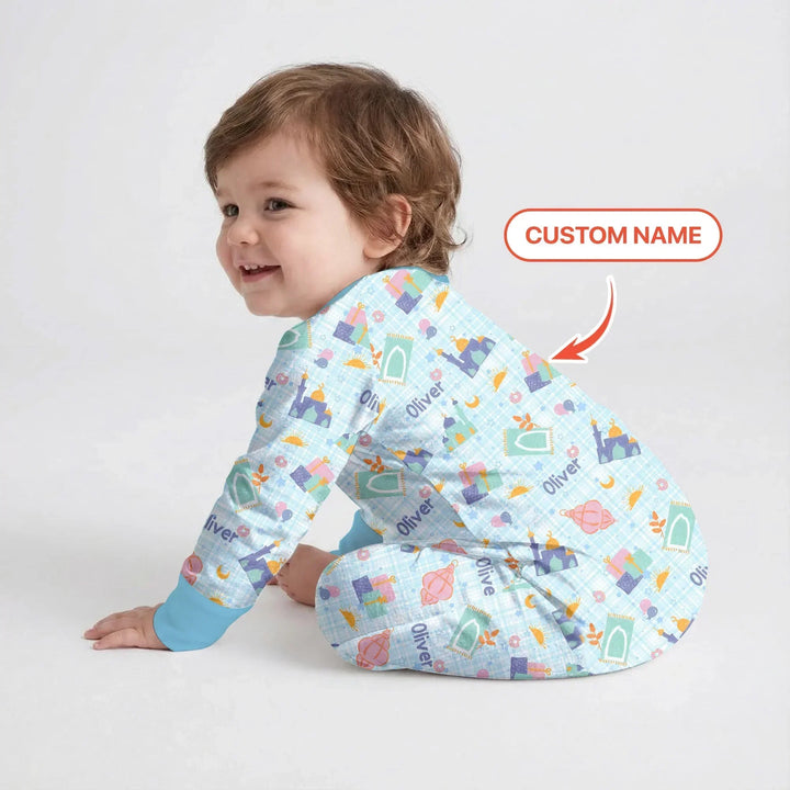 Gerippte Babykleidung mit individuellem Foto - Weich &amp; Skizzenhaft