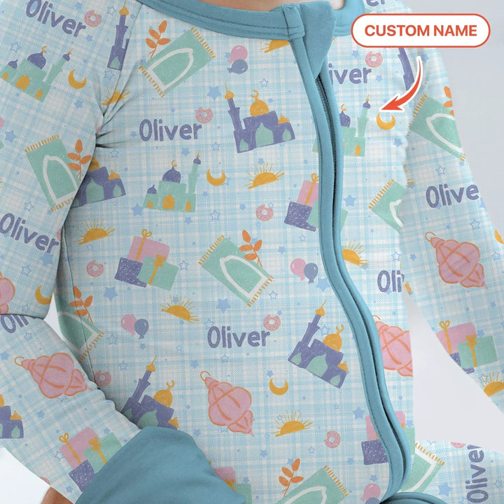Gerippte Babykleidung mit individuellem Foto - Weich &amp; Skizzenhaft