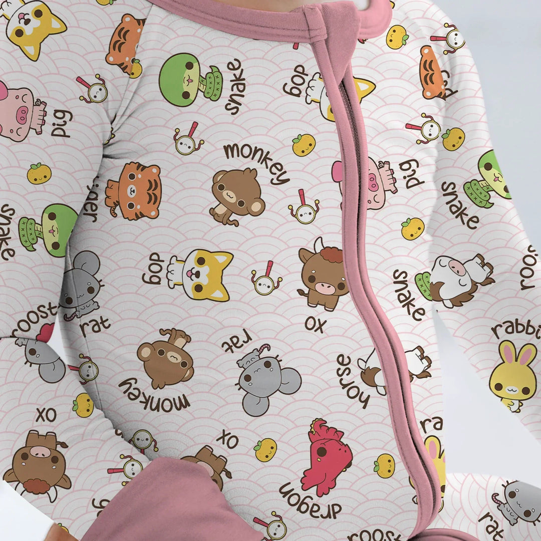 Kawaii Zodiac Bamboo Convertible Zippy