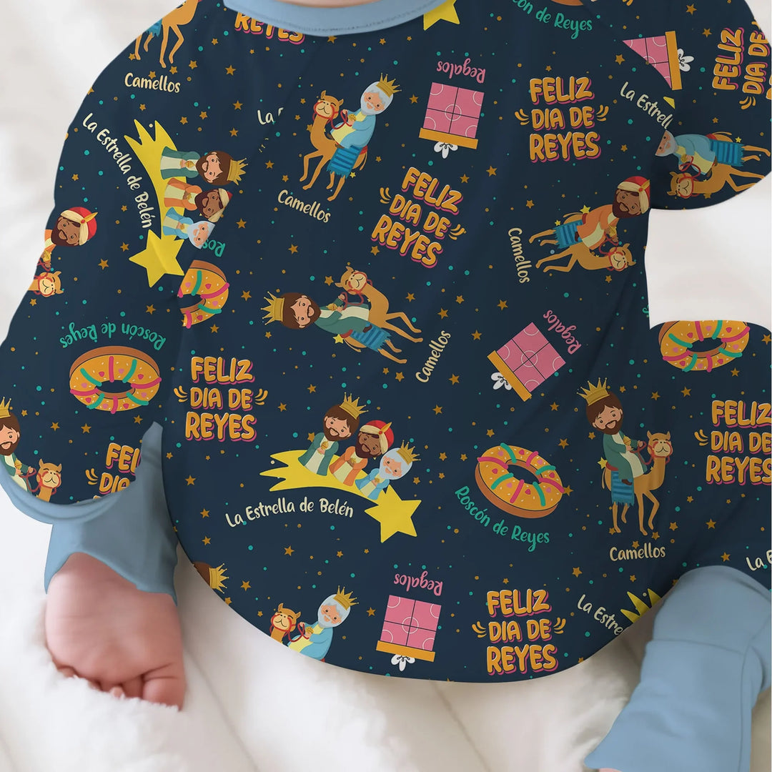 Gerippte Babykleidung mit individuellem Foto - Weich &amp; Skizzenhaft