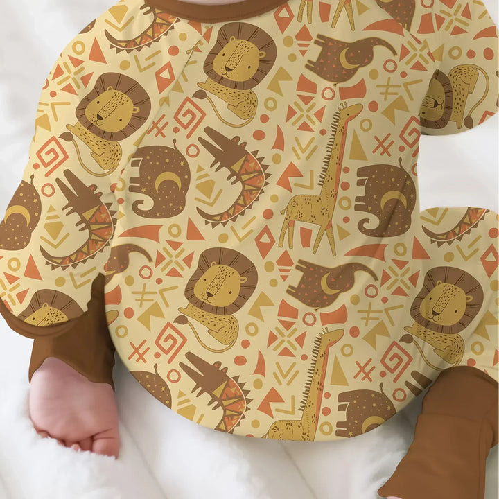 Gerippte Babykleidung mit individuellem Foto - Weich &amp; Skizzenhaft