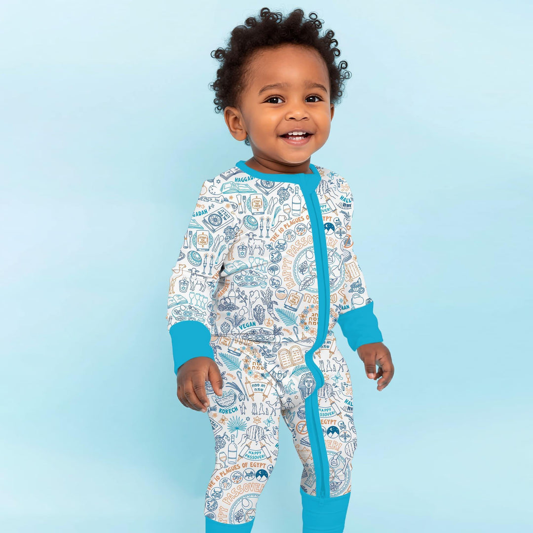 Doodle Passover Matching Family Bamboo Convertible Zippy