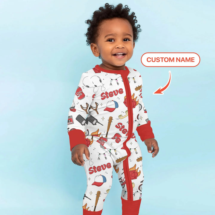 Gerippte Babykleidung mit individuellem Foto - Weich &amp; Skizzenhaft