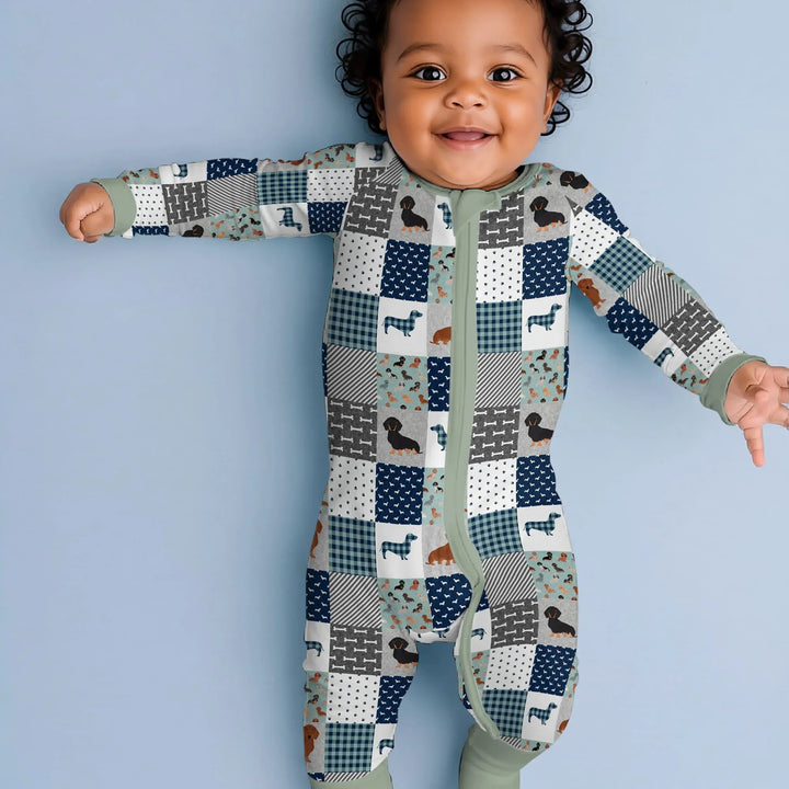 Gerippte Babykleidung mit individuellem Foto - Weich &amp; Skizzenhaft