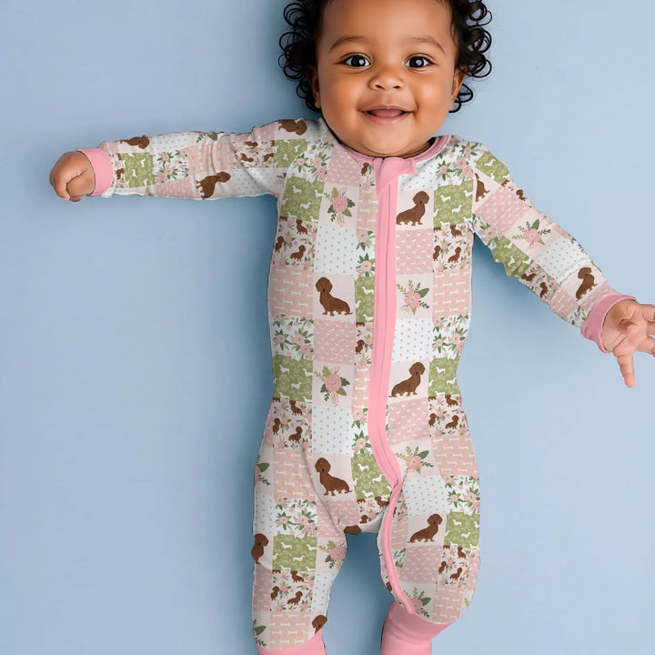 Gerippte Babykleidung mit individuellem Foto - Weich &amp; Skizzenhaft