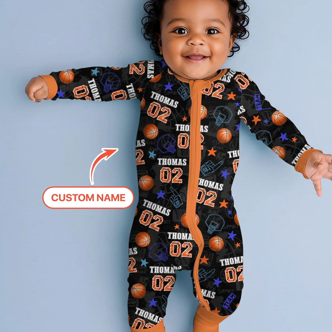 Gerippte Babykleidung mit individuellem Foto - Weich &amp; Skizzenhaft
