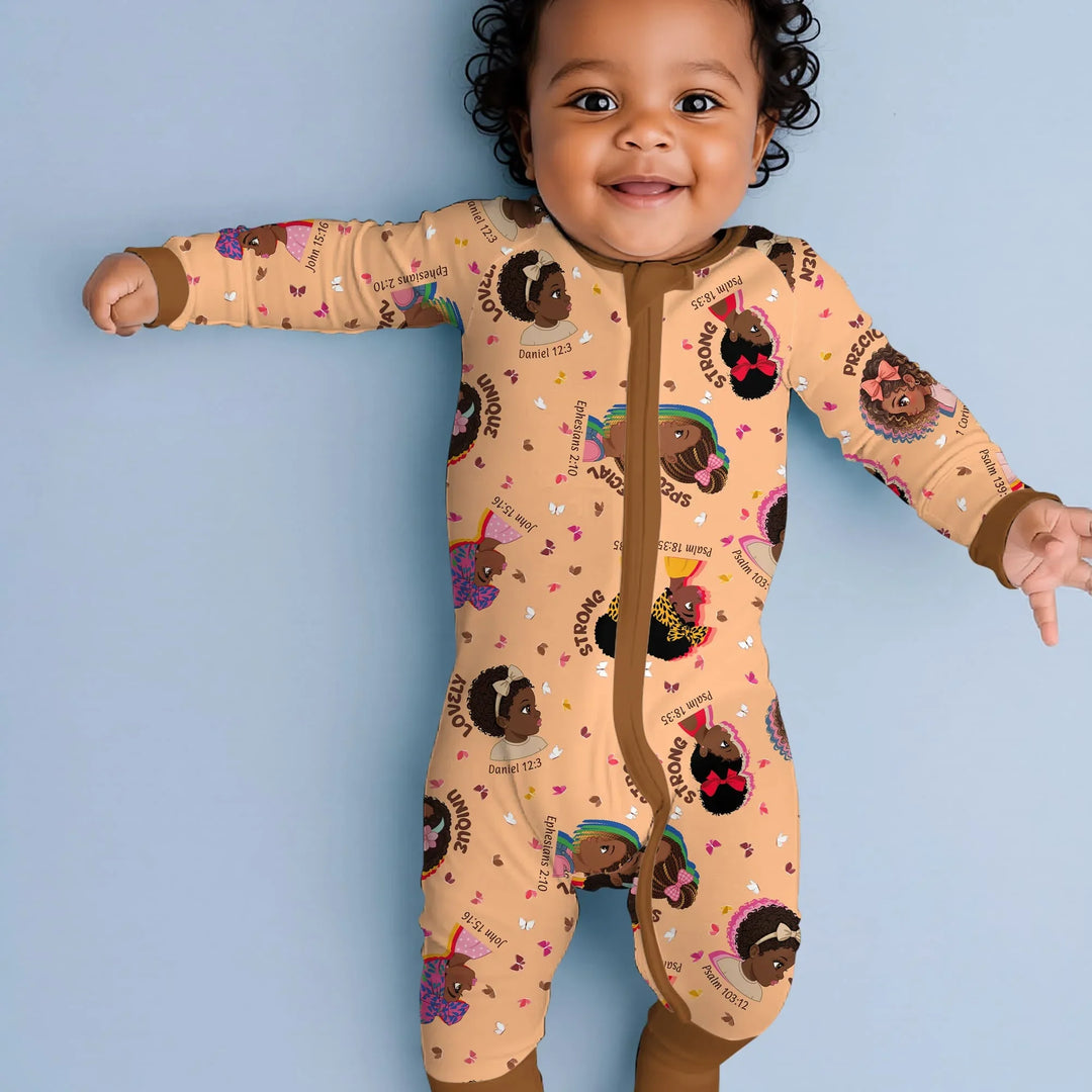 Gerippte Babykleidung mit individuellem Foto - Weich &amp; Skizzenhaft