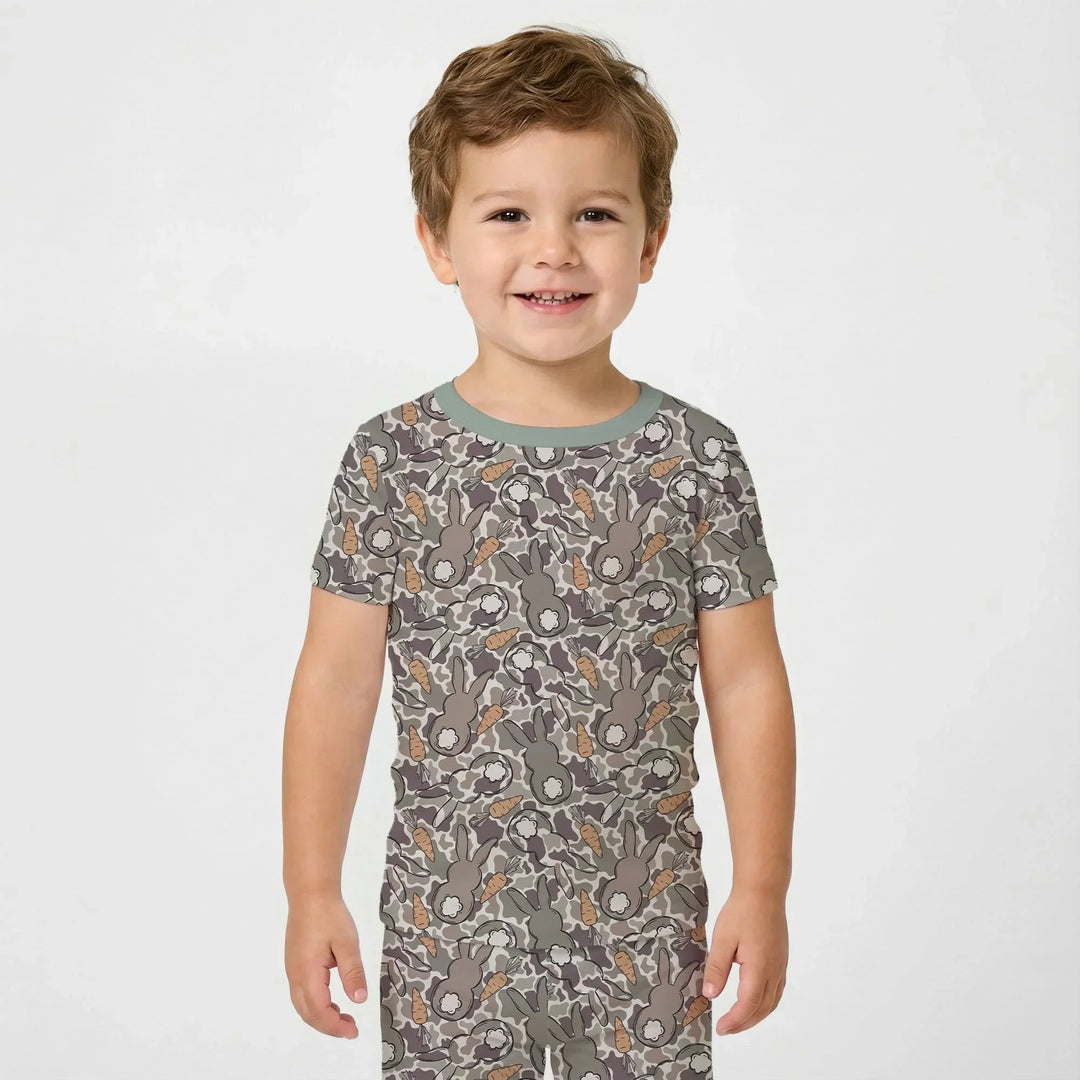 Zweiteiliges, kurzärmliges Pyjama-Set mit Marienkäfern