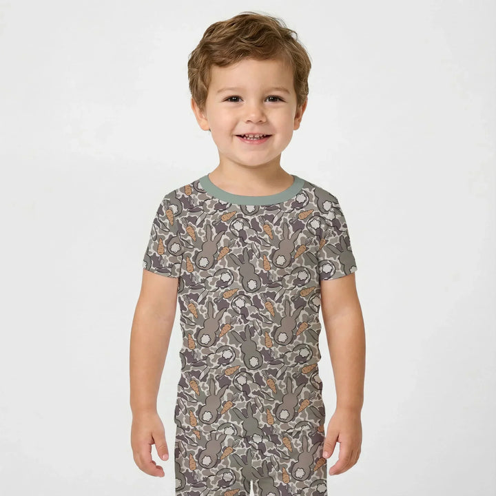 Zweiteiliges, kurzärmliges Pyjama-Set mit Marienkäfern