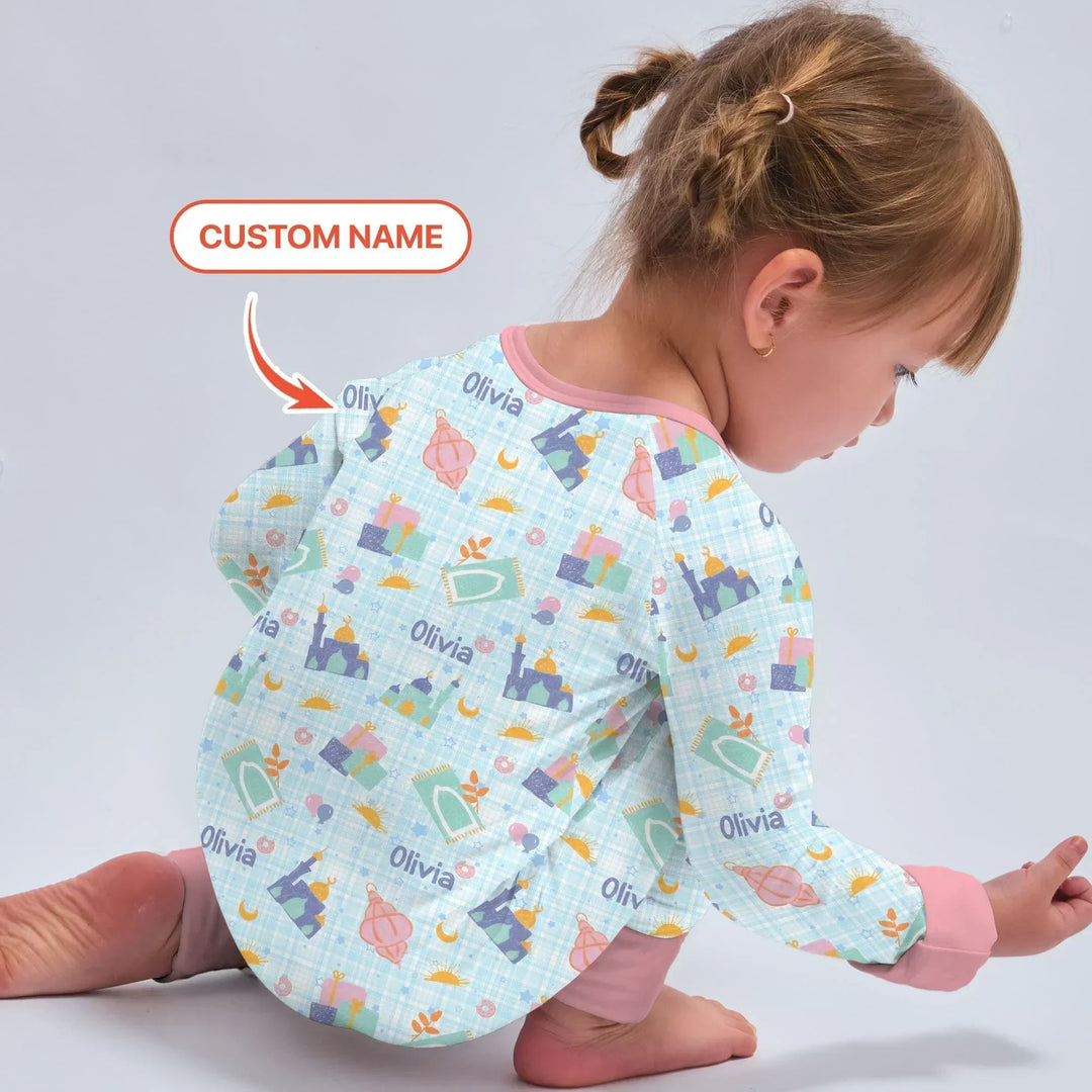 Gerippte Babykleidung mit individuellem Foto - Weich &amp; Skizzenhaft