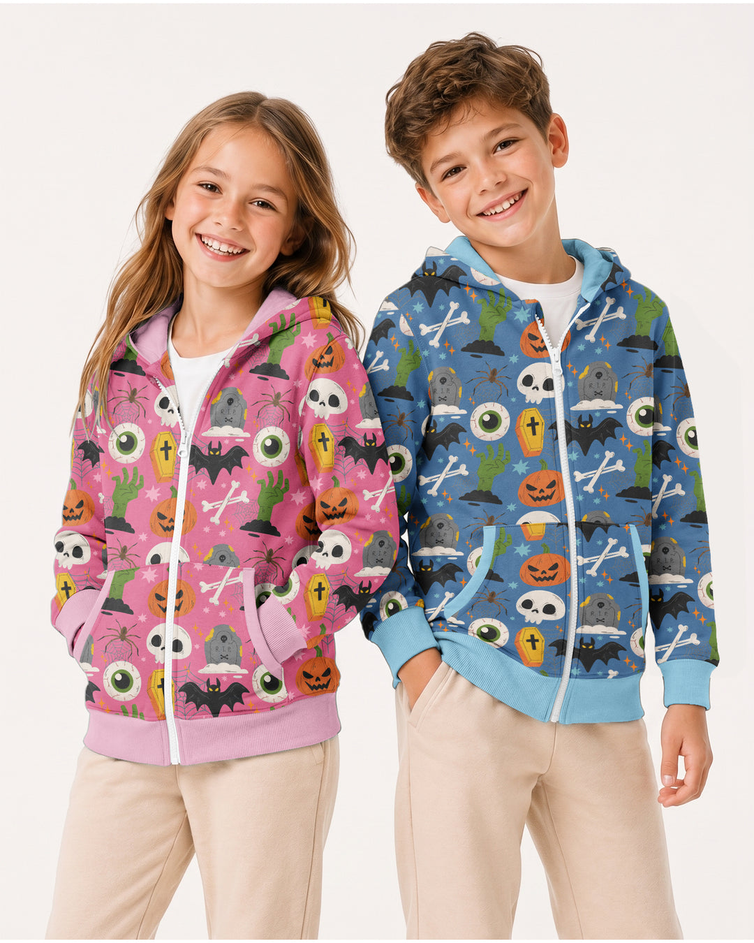 Little Monsters Bamboo Zip Hoodie