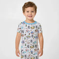 Zweiteiliges, kurzärmliges Pyjama-Set mit Marienkäfern