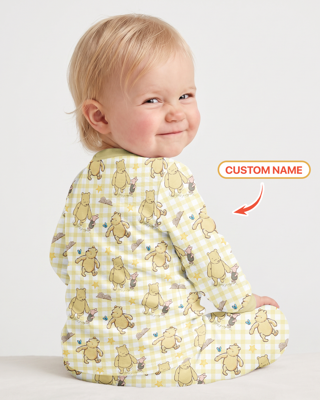 Custom Name Littlest Book Club Member Bamboo Two Piece Long Sleeve Pajama Set