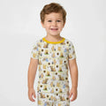Zweiteiliges, kurzärmliges Pyjama-Set mit Marienkäfern
