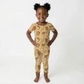 African Animals Spirit Bamboo Two Piece Short Sleeve Pajama Set