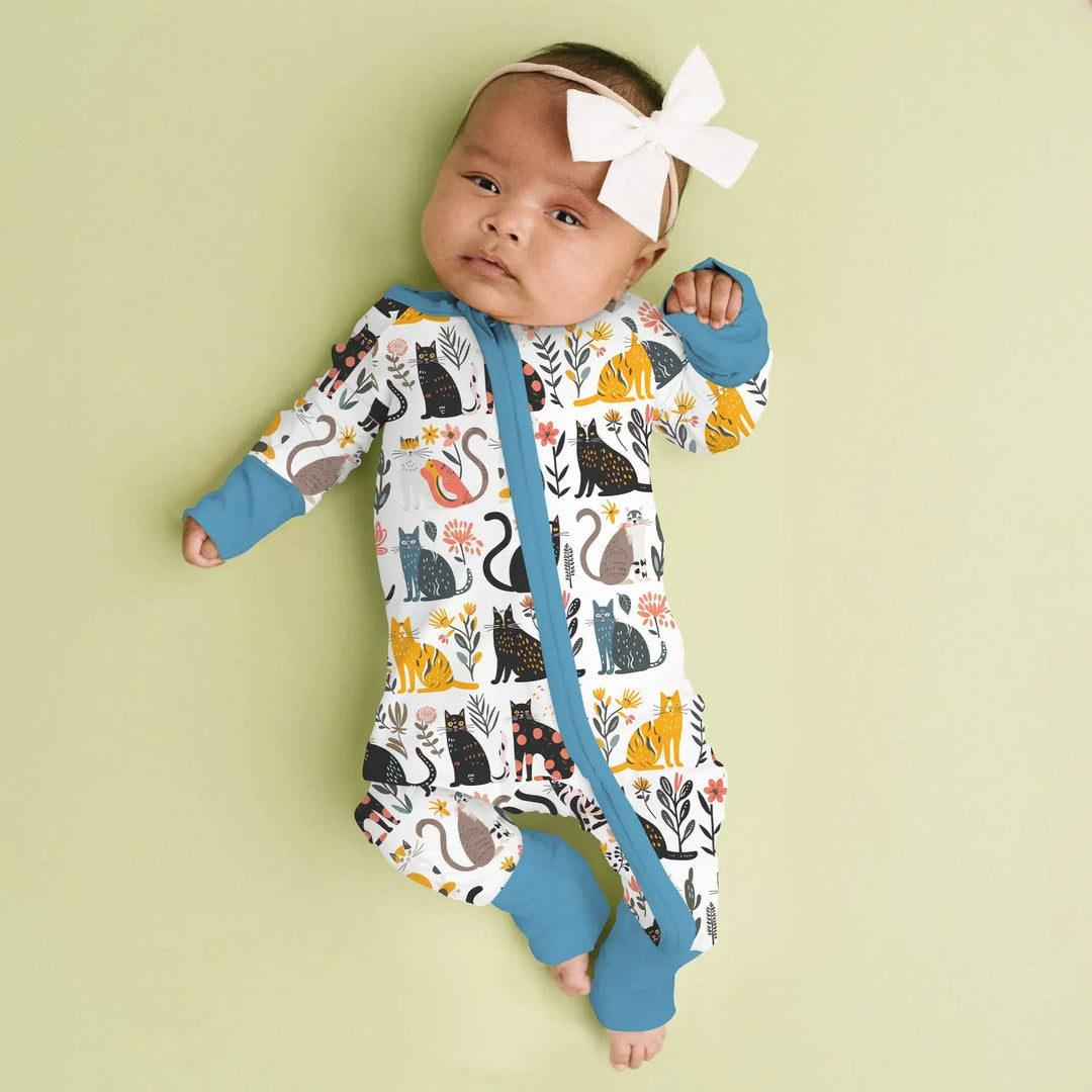 Botanical Cats Bamboo Convertible Zippy
