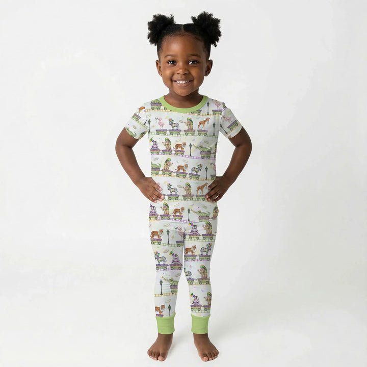Zweiteiliges, kurzärmliges Pyjama-Set mit Marienkäfern