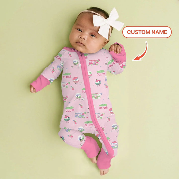 Gerippte Babykleidung mit individuellem Foto - Weich &amp; Skizzenhaft
