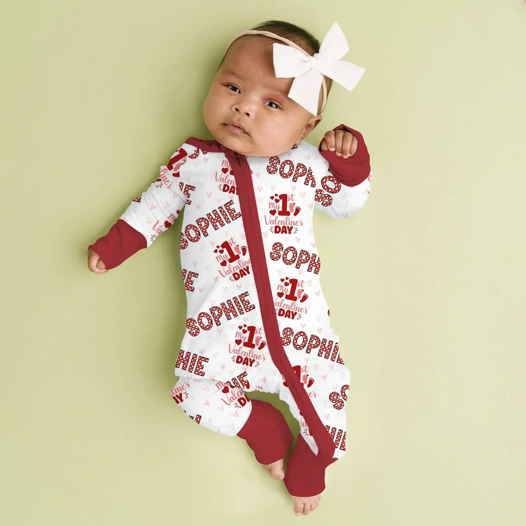 Gerippte Babykleidung mit individuellem Foto - Weich &amp; Skizzenhaft