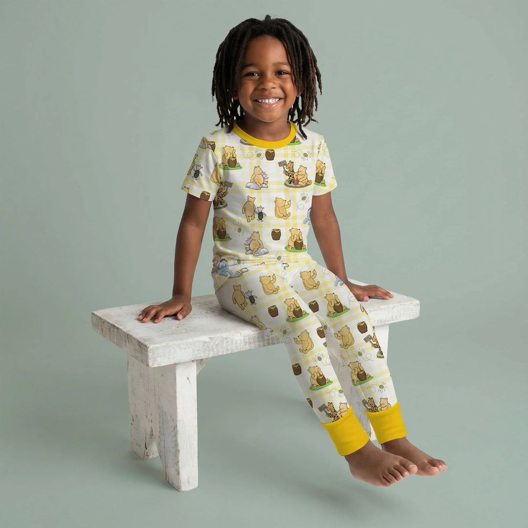 Zweiteiliges, kurzärmliges Pyjama-Set mit Marienkäfern